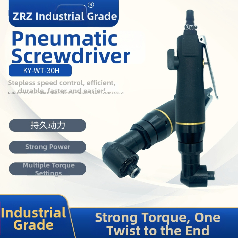 Black Wolf priemyselnej úrovne 90° pravý uhol pneumatický skrutkovač KY-WT-305H