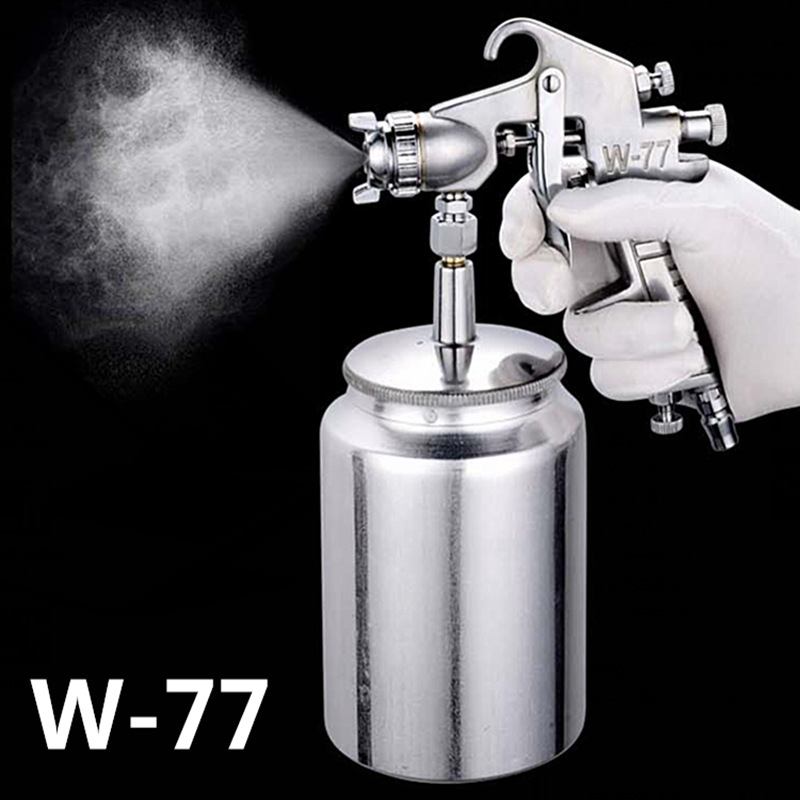 W-77 pištolj za bojenje s dvostrukim spremnikom, visokom atomizacijom za namještaj, drvo i automobile – pneumatski sprejač