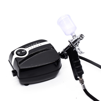 Kompaktni električni airbrush set za nokte s pištolom — za modeliranje, DIY bojanje, privremene tetovaže i manikuru