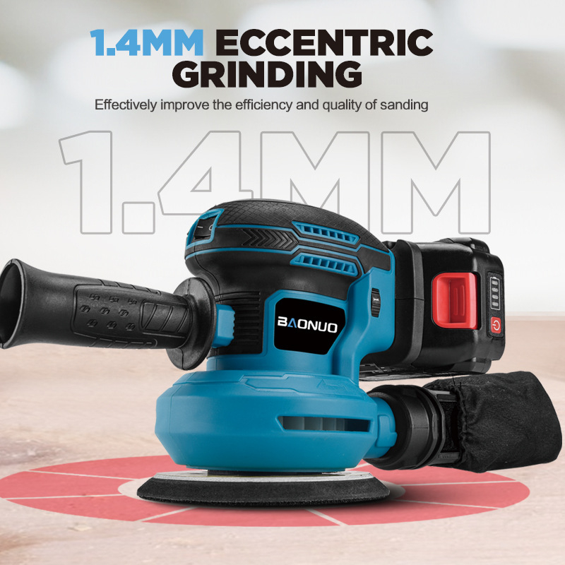 Презареждаем орбитален шлайф с литиева батерия за дърво — диск шлайф с ексцентрично движение, полиране и шлифоване