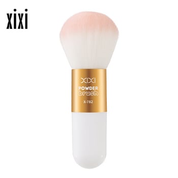 Xixi gyengéd púder ecset szintetikus sörtékkel, hordozható highlighter, kontúr és pirosító