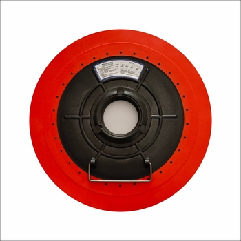 56/60 mm-es kézi elektromos zsírzó pisztoly olajszívó koronggal, zsírtartály és por- és légmentesen zárt olajnyomó korong