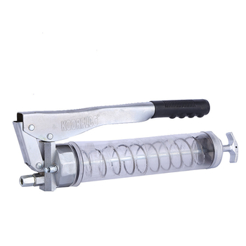 Prozirni pistolet za podmazivanje s polugom, ušteda snage, višenamjenski karni pistolet za podmazivanje, ručni pogon, kapacitet 900 ml, duljina 420 mm