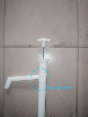 Ručná plastová pumpa na olej s posuvným mechanizmom