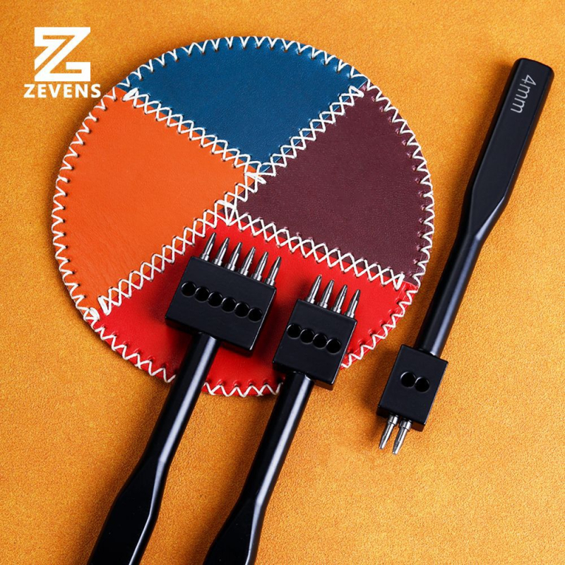 Ručni set za kožu DIY: kružni višerupni perforator za obradu kože