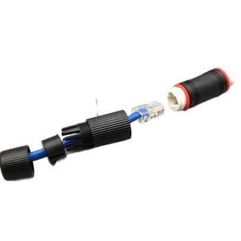 Vanjski vodootporni RJ45 spojnik s dvostrukom glavom i straight-through dizajnom, produžni kabel mreže