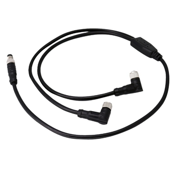 M8 vodootporan konektor za kabel, 8 jezgri, 12P17 pinova, za senzore