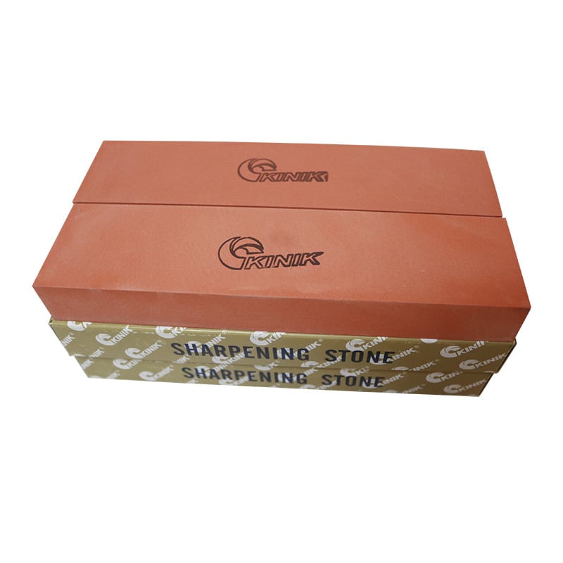 Oilstone за шлайфане на режещи инструменти и матрици, Pyramid Brand Iron Oilstone, 800/1000 grit, 200×25×50 mm, алумина, правоъгълен, за прецизно шлайфане.