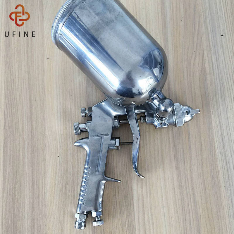 Visokotlačni sprej za boje F-75G, mlaznica 1,5 mm, aluminijska ručka, bočni spremnik s gravitacijom, pneumatski alat za prskanje