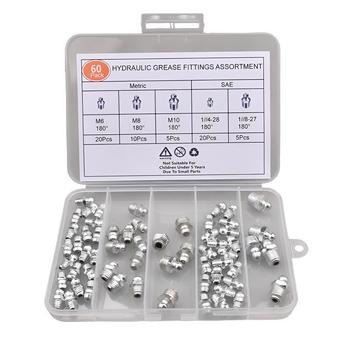 60 kom Butter Nipple Caps, metrički M6 M8 M10, navoji 1/4-28 i 1/8-27 set