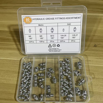 60 kom Butter Nipple Caps, metrički M6 M8 M10, navoji 1/4-28 i 1/8-27 set