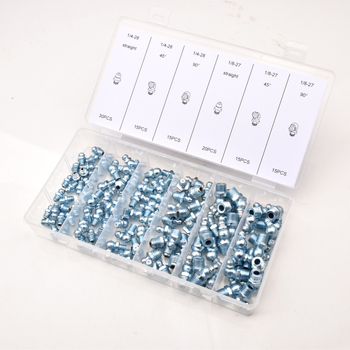 Set od 110 komada maznih priključaka s metričkim i imperijalnim navoja, u kutiji, M6 M8 M10, UNF 1/4-28 i 1/8-27NPT