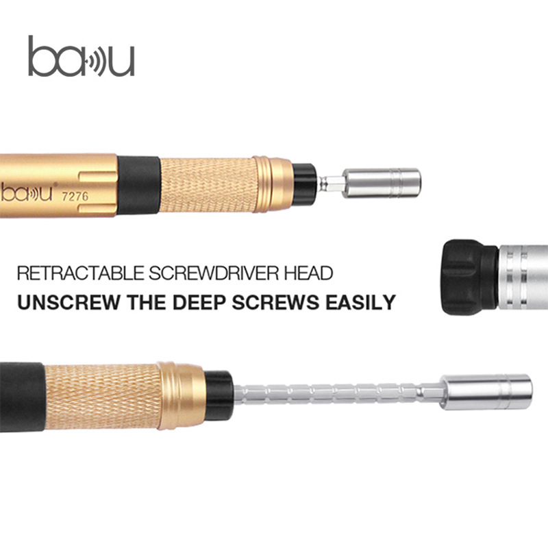 BAKU BA-7276 set preciznih odvijača za demontažu iPhonea, Y-tip glava, 0.6/0.8 mm