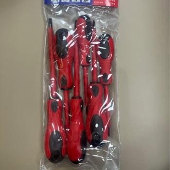 6-dijelni izolirani set odvijača s križnim i ravnim glavama, magnetski, krom-vanadijski čelik, model SD22-X-RQ/B-SQ, u vrećici