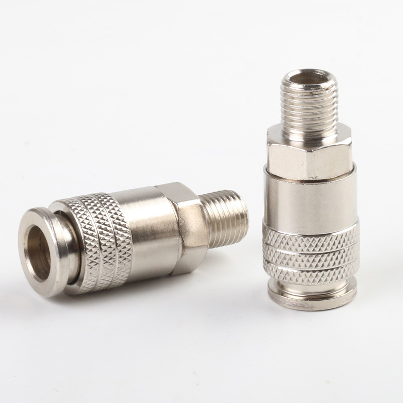 Konektor europskog stila tri u jednome s vanjskim navojem, 1/4 in / 12,5 mm, čelik