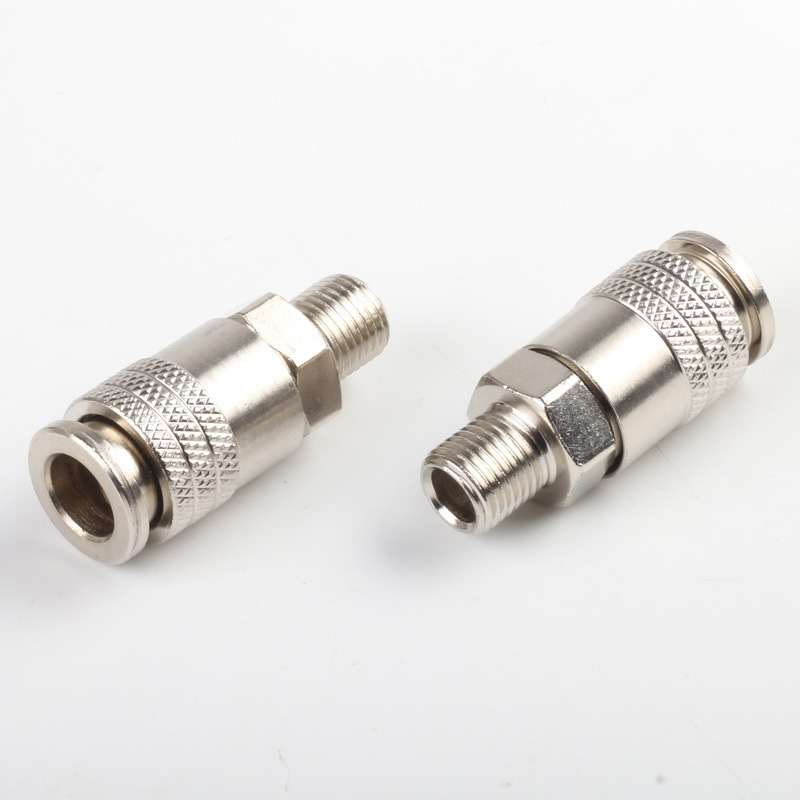 Konektor europskog stila tri u jednome s vanjskim navojem, 1/4 in / 12,5 mm, čelik