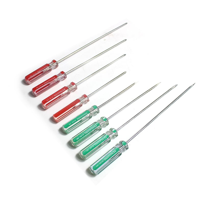 Penggong odvijač s kristalnom drškom – ravni i PH vrh, magnetski, izolirani, od 45# čelika, PVC držak