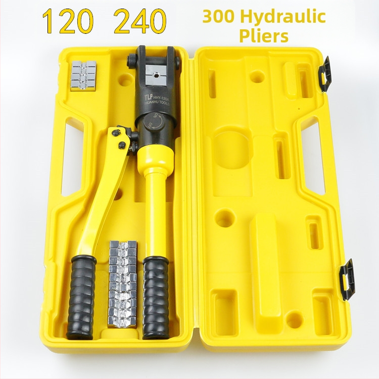 Hydraulické kliešte na lisovanie meďových terminálov, modely 120/240/300, rozsah lisovania 10-300