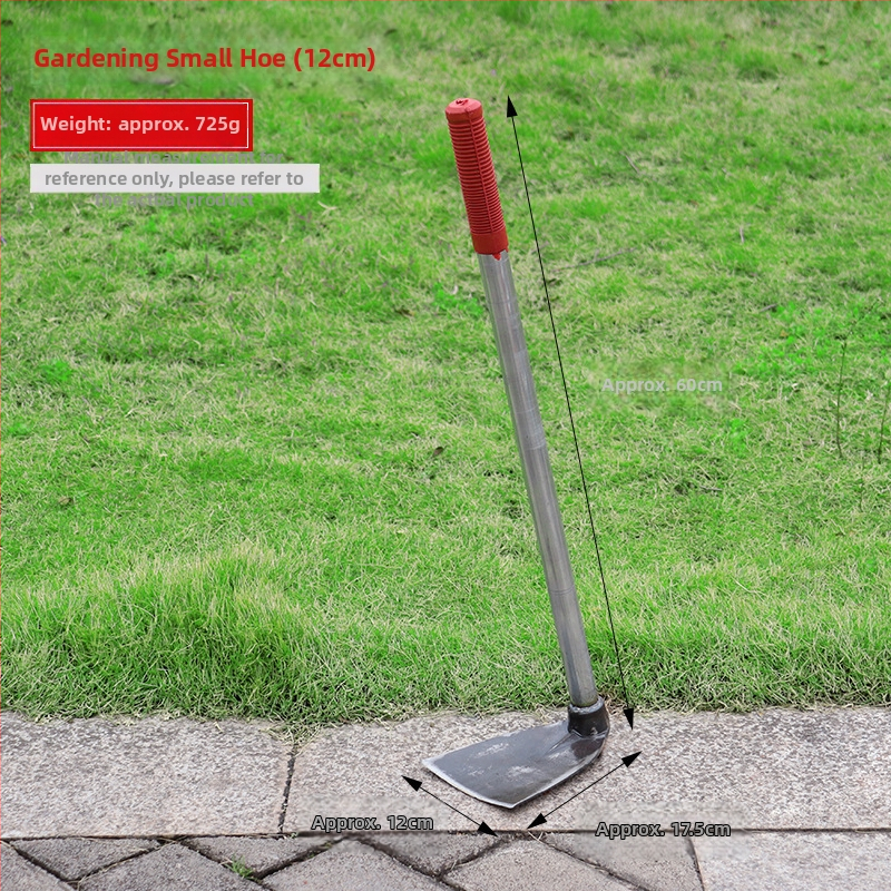 Kované motyka na kvety pre domáce záhradníctvo, celokovová konštrukcia, dĺžka 50 cm, na korene stromov