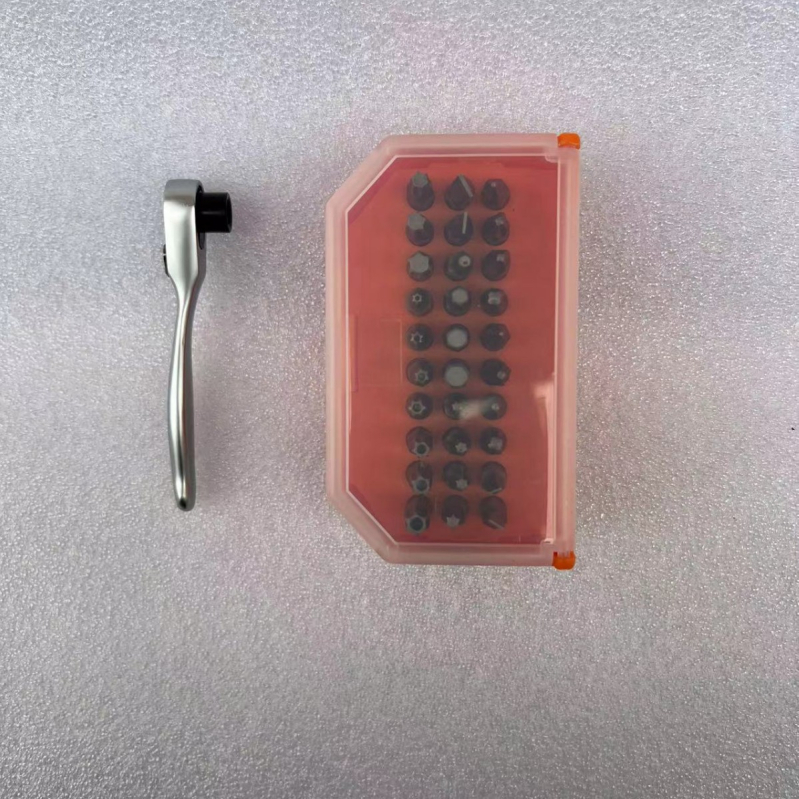 Višenamjenski alatni set za popravak cestnih bicikala i motocikala, s ultra kratkom mini ratchet i 72-zubnim odvijačem