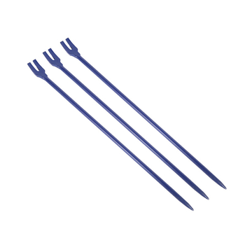 Railway claw crowbar nail puller, εξάγωνο pry bar για ξυλουργική και βιομηχανική χρήση, μήκος 1,5 m, μπλε, άκρες στρογγυλό και επίπεδο