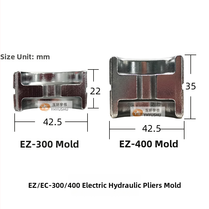 Dobíjateľné elektrické hydraulické kliešte na crimpovanie – príslušenstvo EC/EZ-300/400 forma EP-430/510H razidlo