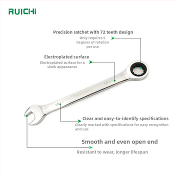 Torx ráčň s 72 zubmi, jednosmerný chod, otvorený koniec a dvojité využitie rýchleho nástroja