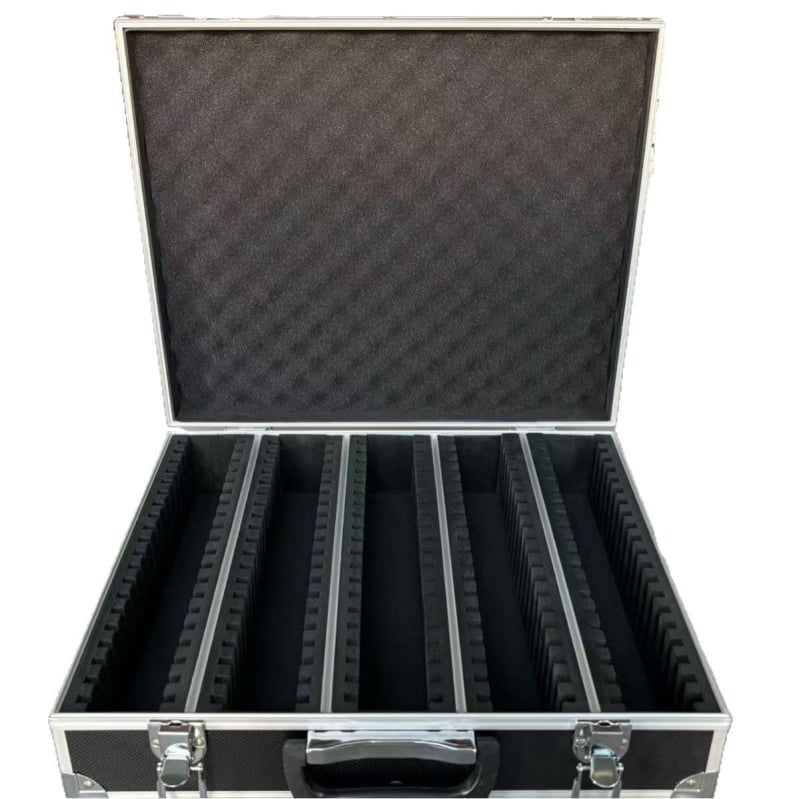 Yuanshun profesionalna kutija od aluminijske legure za sportske kartice – pohrana PSA/BGS/CGC kartica, prijenosna kutija