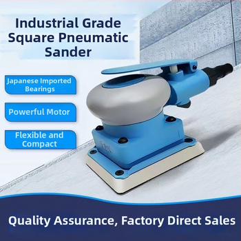 75×100 štvorcový pneumatický brúsič-leštič pre povrchovú úpravu lakov, textúra pomarančovej kôry, určený pre automobilový hardvér a nábytok.