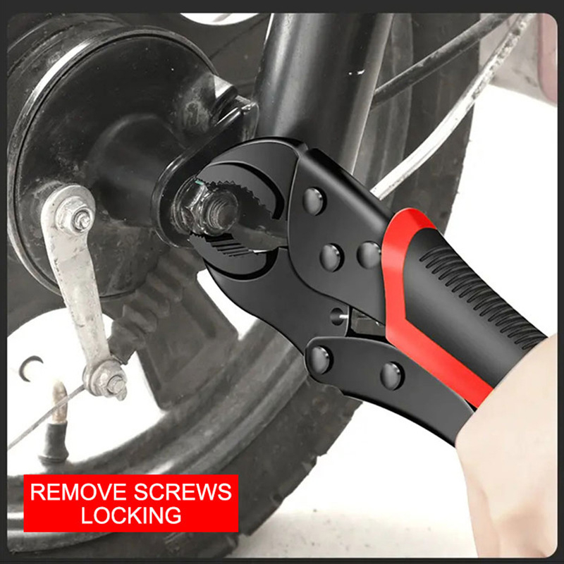 Тежки клещи с кръгли челюсти, многофункционални фиксиращи клещи за индустриална употреба, ръчно фиксиране и етикетиране