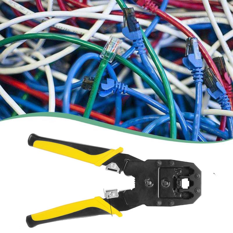 Handskit RJ45 RJ11 RJ12 mrežne kliješta za krimpiranje sa oprugom