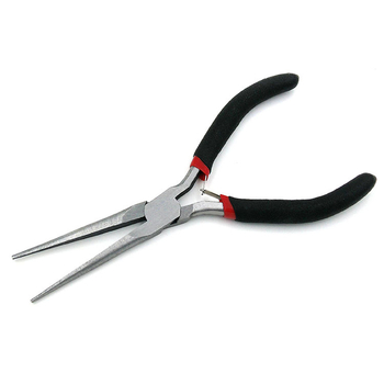 Mini kliješta s igličastim nosom, 4,5 inča (150 mm), čelik 45#, 63 g