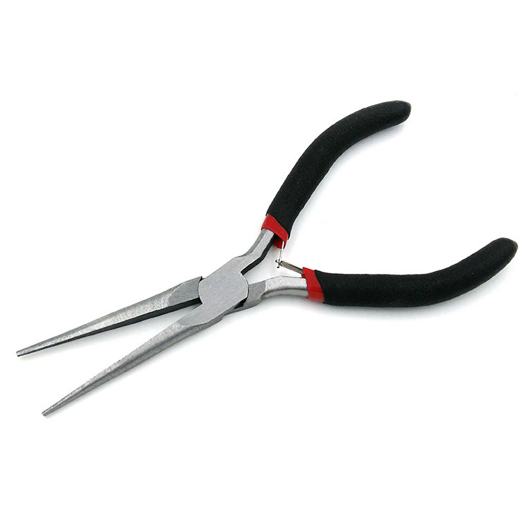 Mini kliješta s igličastim nosom, 4,5 inča (150 mm), čelik 45#, 63 g