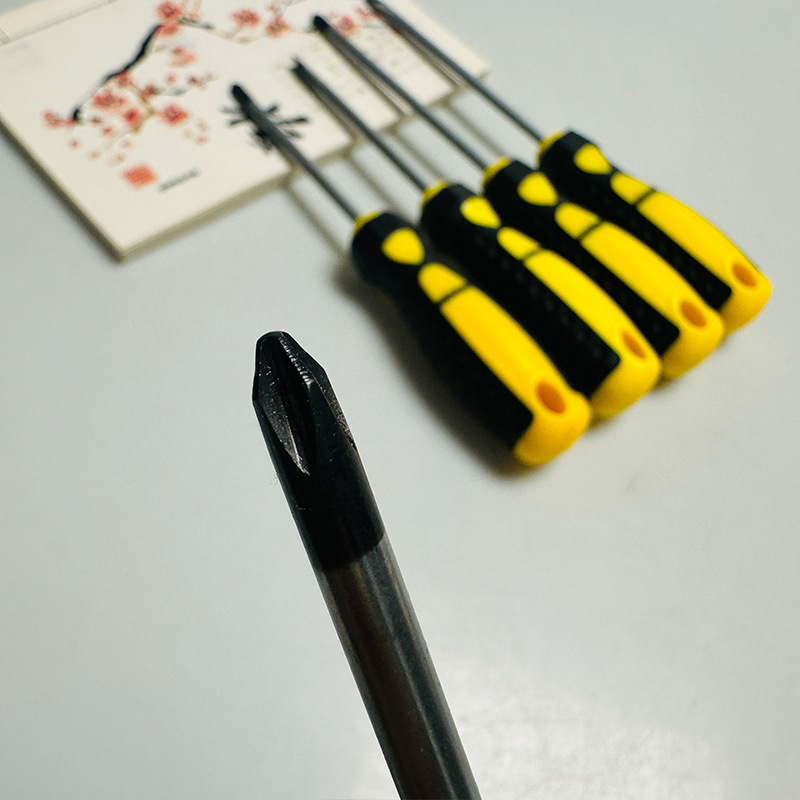 Set Phillips i ravni odvijač od krom-vanadijskog čelika, snažan magnet i gumiran antislip držač