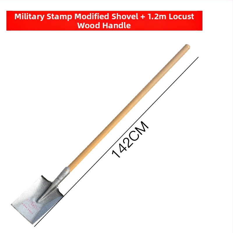 Military Seal lopata: plochá hlava, celá oceľová zosilnená lopata, poľnohospodárska železná lopata, pravouhlá lopata z manganovej ocele
