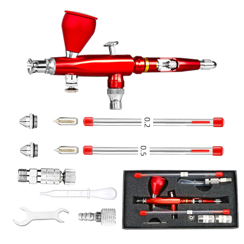 M180 airbrush olovka za bojenje, za automobile i modele, mlaznice 0.2/0.3/0.5 mm