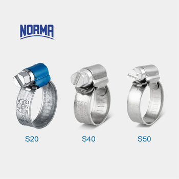 Norma ABA nehrđajuća čelična stezaljka za crijevo za ekstremnu hladnoću, teška vozila — nominalni promjer 8–200 mm, raspon stezanja 8–205 mm