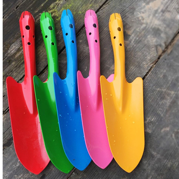 Mala željezna lopata za kućno balkonsko vrtlarenje, debela lopata s integriranom metalnom drškom, vrtni alat za sadnju cvijeća i povrća