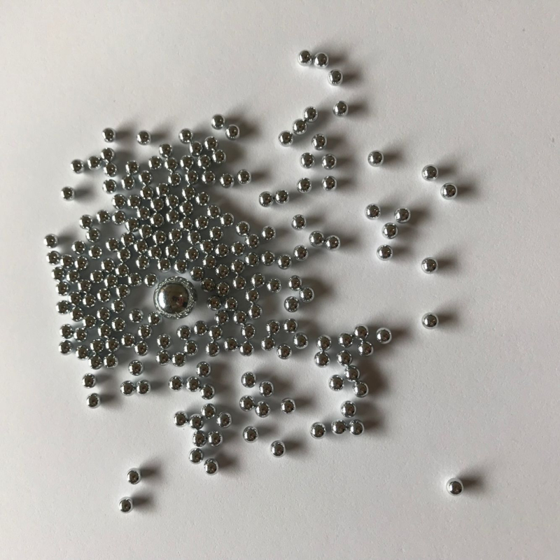 Galvanizirane čvrste čelične kuglice; kuglice prekrivene bakrom; kromirane čelične kuglice; niklirano željezne kuglice; 3–99 mm