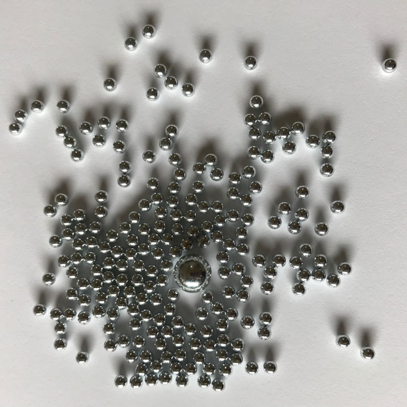 Galvanizirane čvrste čelične kuglice; kuglice prekrivene bakrom; kromirane čelične kuglice; niklirano željezne kuglice; 3–99 mm