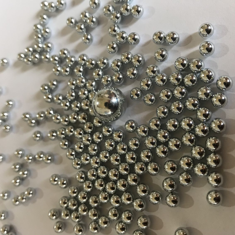 Galvanizirane čvrste čelične kuglice; kuglice prekrivene bakrom; kromirane čelične kuglice; niklirano željezne kuglice; 3–99 mm
