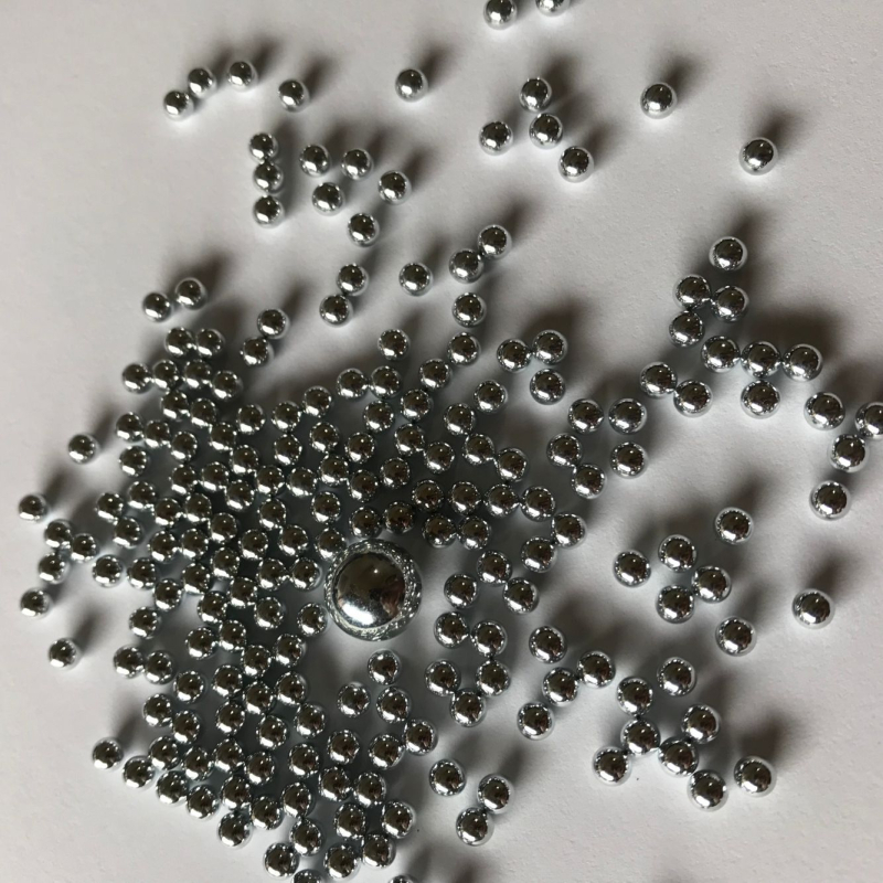 Galvanizirane čvrste čelične kuglice; kuglice prekrivene bakrom; kromirane čelične kuglice; niklirano željezne kuglice; 3–99 mm