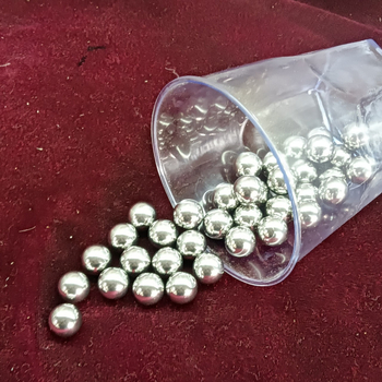 Elektroplatinirana kugla od nehrđajućeg čelika, sjajna površina, čvrsta, 4 mm, 5 mm, 6 mm, 8,5 mm
