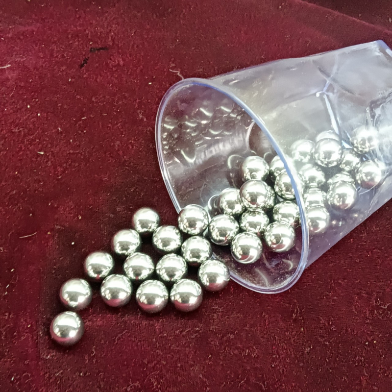 Elektroplatinirana kugla od nehrđajućeg čelika, sjajna površina, čvrsta, 4 mm, 5 mm, 6 mm, 8,5 mm