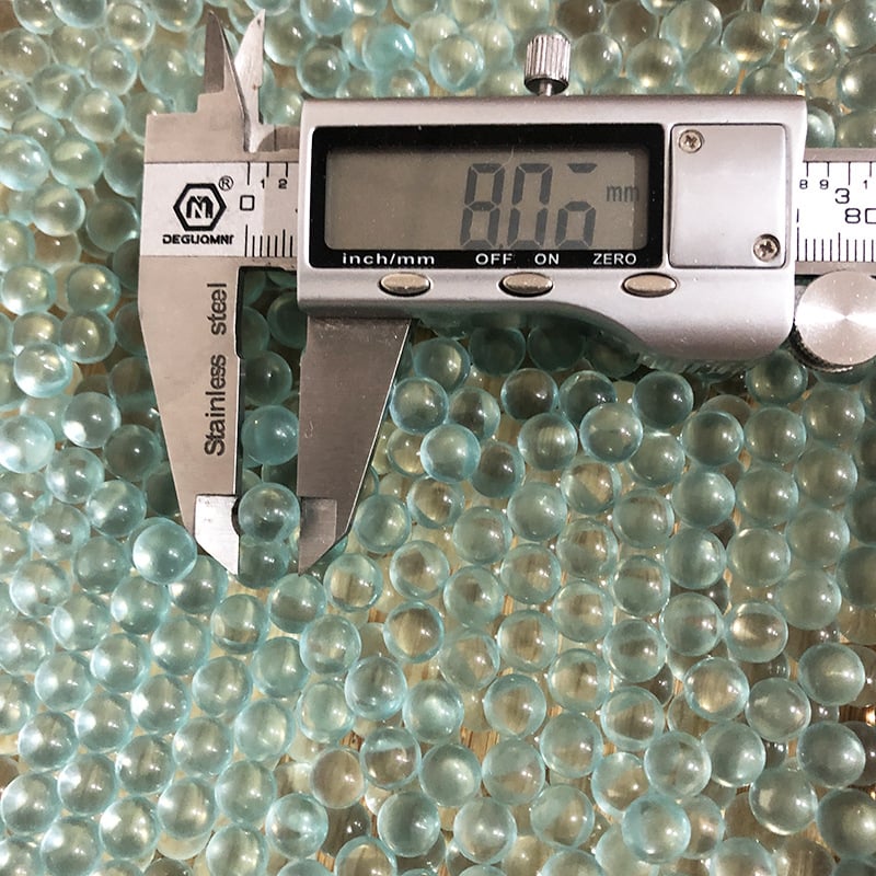 Prozirne čvrste staklene perle, precizne kuglice, promjera 2–8 mm (2, 3, 4, 5, 6 i 8 mm)