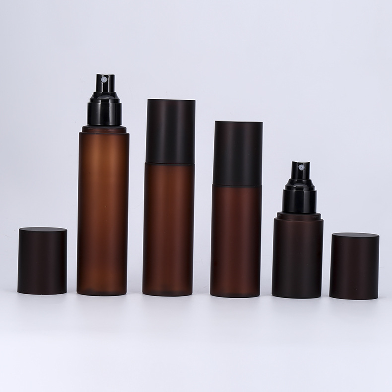 PET permetező palack matt felülettel és kupakkal kozmetikai csomagoláshoz, 60–150 ml
