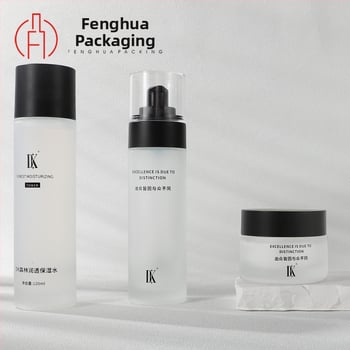Kozmetikai üveg, hengeres formájú, esszenciához, tonikhoz és testápolóhoz — szitanyomásos testreszabás