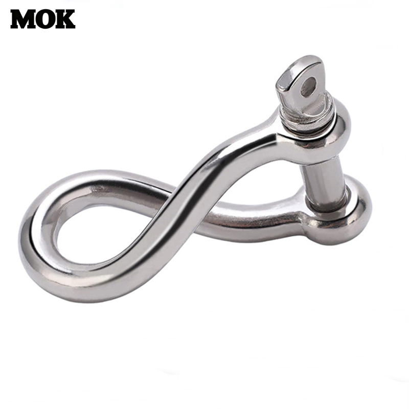 316 nehrđajući čelik Twist Shackle za spoje lanaca, prsten za dizanje
