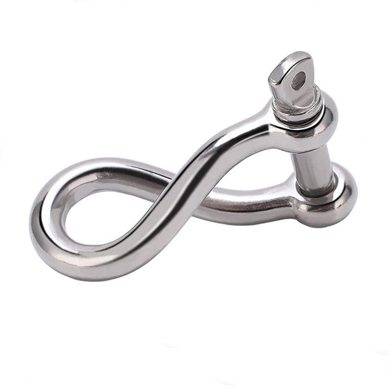 316 nehrđajući čelik Twist Shackle za spoje lanaca, prsten za dizanje