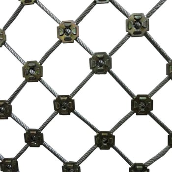APS-200 Активна мрежа за защита на склонове с гъвкава ромбова мрежа и стоманено въже (GPS2)